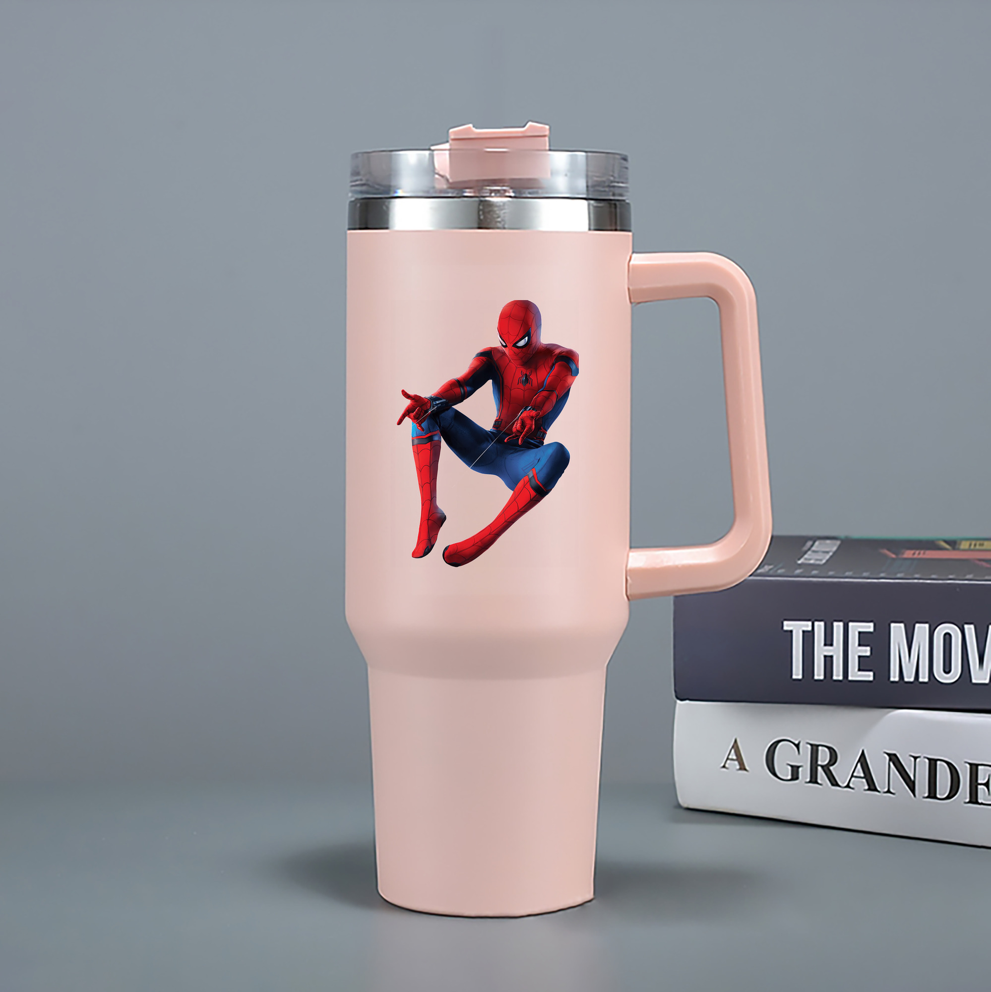 （画像用） Spider Man スパイダーマン 1200mL車用タンブラー（カラープリント）